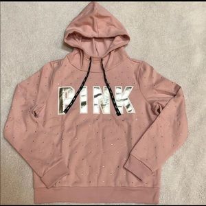 New Pink bling hoodie